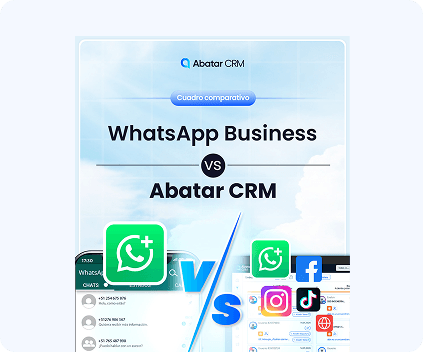 Portada de WhatsApp Business vs. Abatar CRM